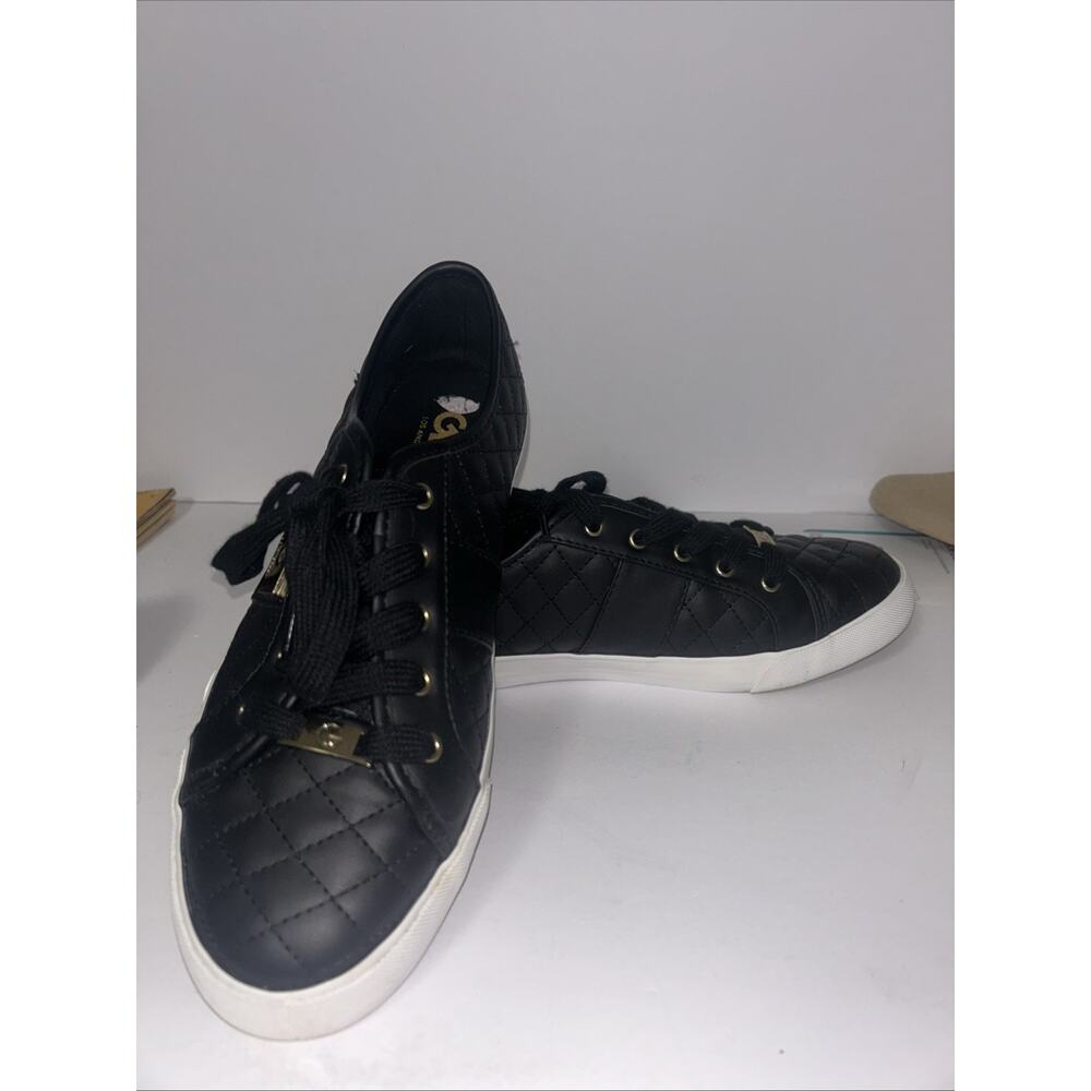 GBG Los Angeles Women's Backer 2 Sneakers, Size 11 Medium Black/Gold, 31147